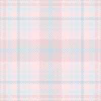 Harmony fabric plaid, grungy background tartan texture. Detailed pattern check textile seamless in light and misty rose colors. vector