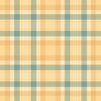 Tape plaid pattern, folklore fabric seamless background. Valentines day texture tartan textile check in amber and light colors. vector
