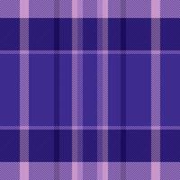 Creation pattern plaid fabric, fashionable seamless check textile. Trim background texture tartan in indigo and pastel colors. vector