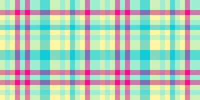 New year fabric check pattern, outside tartan plaid . Layered seamless texture background textile in mint and yellow colors. vector