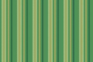 Lid lines stripe vertical, layer pattern seamless. Tape textile fabric background texture in green and yellow colors. vector