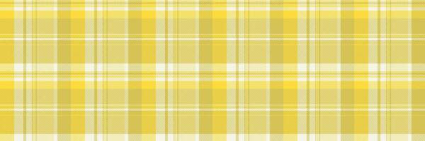 Elegant texture seamless plaid, india tartan check. Outside textile pattern background fabric in yellow and linen colors. vector