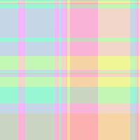 Curtain tartan plaid fabric, tidy seamless pattern textile. Fit background check texture in light and mint colors. vector