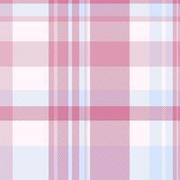 Reel plaid seamless background, female fabric check tartan. Anniversary pattern texture textile in light and snow colors. vector