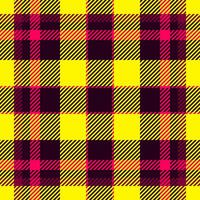 Thanksgiving texture check, windowpane tartan textile seamless. Product plaid background pattern fabric in bright and black colors. vector