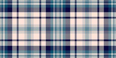 Workshop check seamless fabric, row texture plaid. Buffalo tartan background textile pattern in light and cyan colors. vector