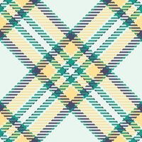 Minimalist tartan texture, summer textile fabric plaid. Floor check seamless background pattern in white and amber colors. vector