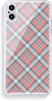 Smartphone cover design mockup. Template geometric pattern for mobile phone back part. Flat design. vector