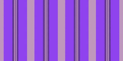 Sexual fabric pattern, veil texture background lines. Ved textile stripe seamless vertical in violet and khaki colors. vector