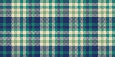 Summer textile texture pattern, repetition fabric tartan . Tracery seamless background plaid check in teal and light colors. vector