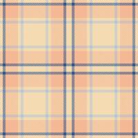 Plaid seamless pattern in yellow. Check fabric texture. textile print. vector