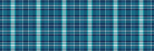 Site fabric pattern tartan, craft textile seamless. Oilcloth plaid check background texture in blue and cyan colors. vector