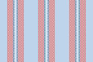 Vurchase background pattern, paper vertical fabric stripe. Wone textile lines texture seamless in light and red colors. vector