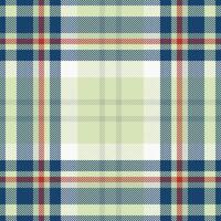Plaid check pattern. Seamless fabric texture. Tartan textile print. vector