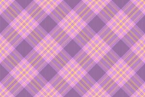 New year tartan pattern background, basic seamless textile check. Valentine fabric texture plaid in purple and pink colors. vector