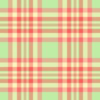 Composition seamless check texture, ribbon background pattern textile. Luxurious plaid fabric tartan in orange and light colors. vector