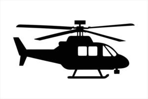 helicopter icon isolated on white vector