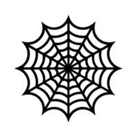 spider web , icon isolated on a white background vector