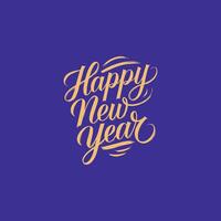 Creative concept of 2025 Happy New Year vector