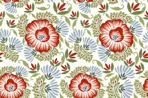Petal seamless pattern on white background vector