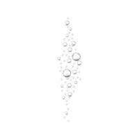 Fizzy carbonated drink texture. Underwater oxygen bubbles. Champagne, beer, soda, cola, seltzer, sparkling wine stream. Soap, shampoo, gel suds. Effervescent pill trace vector