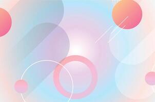 Pastel futuristic gradient background for different use vector