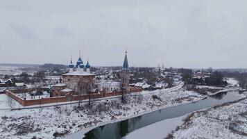 City with Orthodox Churches and Monasteries video