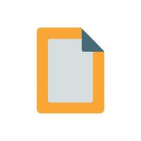 Single Document Icon Design vector