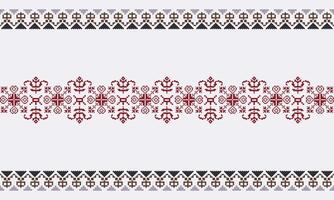 A unique pattern inspired by Arabian Sadu, Indonesian songket, and batik. vector