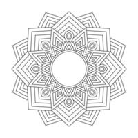 Mandala Flower Patterns for Relaxation and Creativity vector