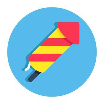 icono de diseño moderno de petardo vector