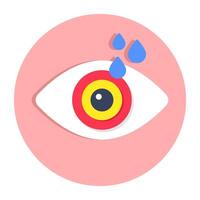 Modern design icon of eye drop vector