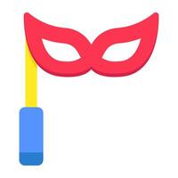 An editable design icon of eye prop vector