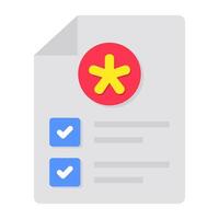 Trendy design icon of rx, medical instructions vector