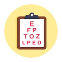 Modern design icon of eye test vector