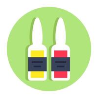 Modern design icon of ampoule vector