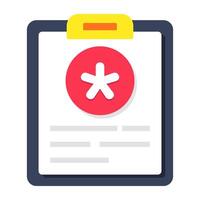Trendy design icon of rx, medical instructions vector