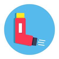 Trendy design icon of inhaler vector