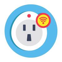 Creative design icon of smart switch vector