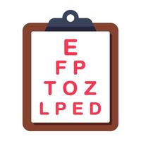 Modern design icon of eye test vector