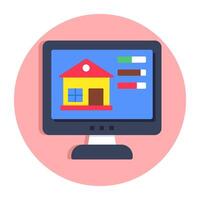 Premium design icon of home automation vector