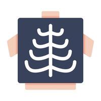 Unique design icon of ribs cage vector