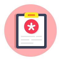 Trendy design icon of rx, medical instructions vector