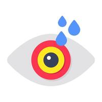 Modern design icon of eye drop vector