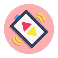 Creative design icon of mobile ranging vector