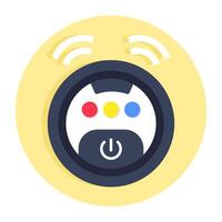 A beautiful design icon of smart steering vector
