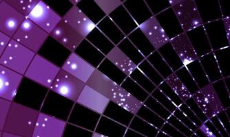 Abstract perspective squares purple background. dimension purple lights technology background. vector