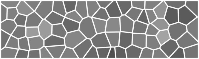 A monochromatic abstract composition featuring a tessellated pattern of irregular polygons. The intricate network of shapes creates a sense of depth and texture vector