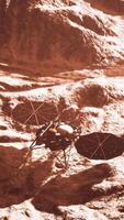 Insight Mars exploring the surface of red planet. Elements furnished by NASA. video
