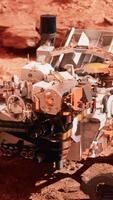 Mars Rover Perseverance exploring the red planet. Elements furnished by NASA. video